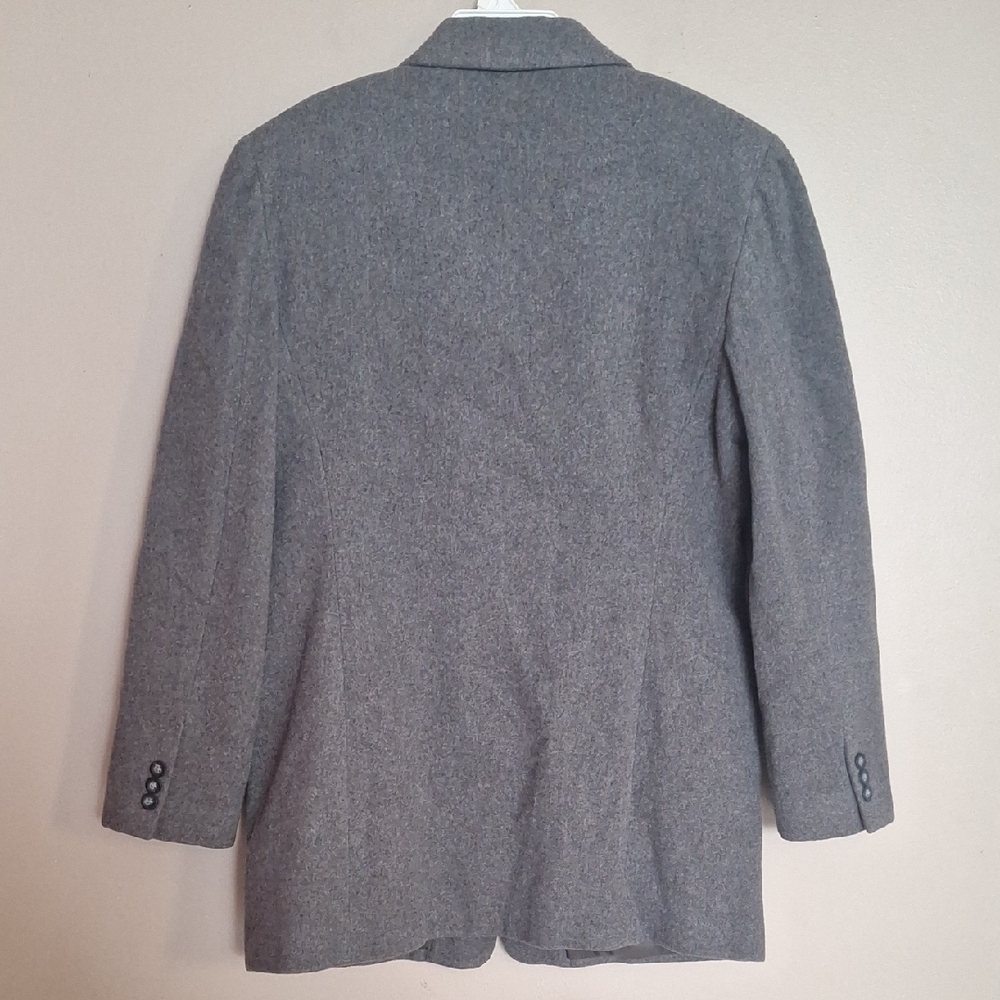 Gray Wool Coat - Picture 2 of 4